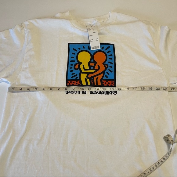Keith Haring T-Shirt Best Buddies Large New With Tags - Picture 6 of 7